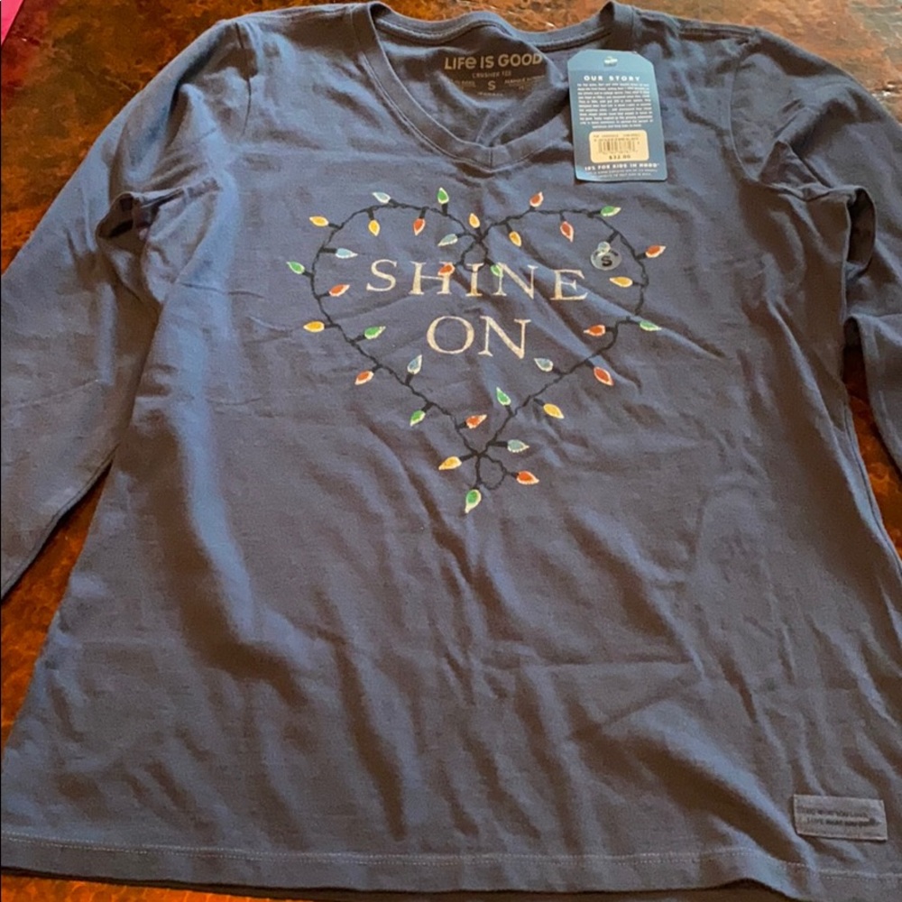 Life is Good Shine On LS T-shirt S